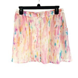 Rory Beca Mini Skirt Medium Pink Blue Pastel Water